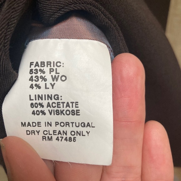 Philippe Adec Paris Wool Blend 2 Button Blazer - 6 - Picture 5 of 5